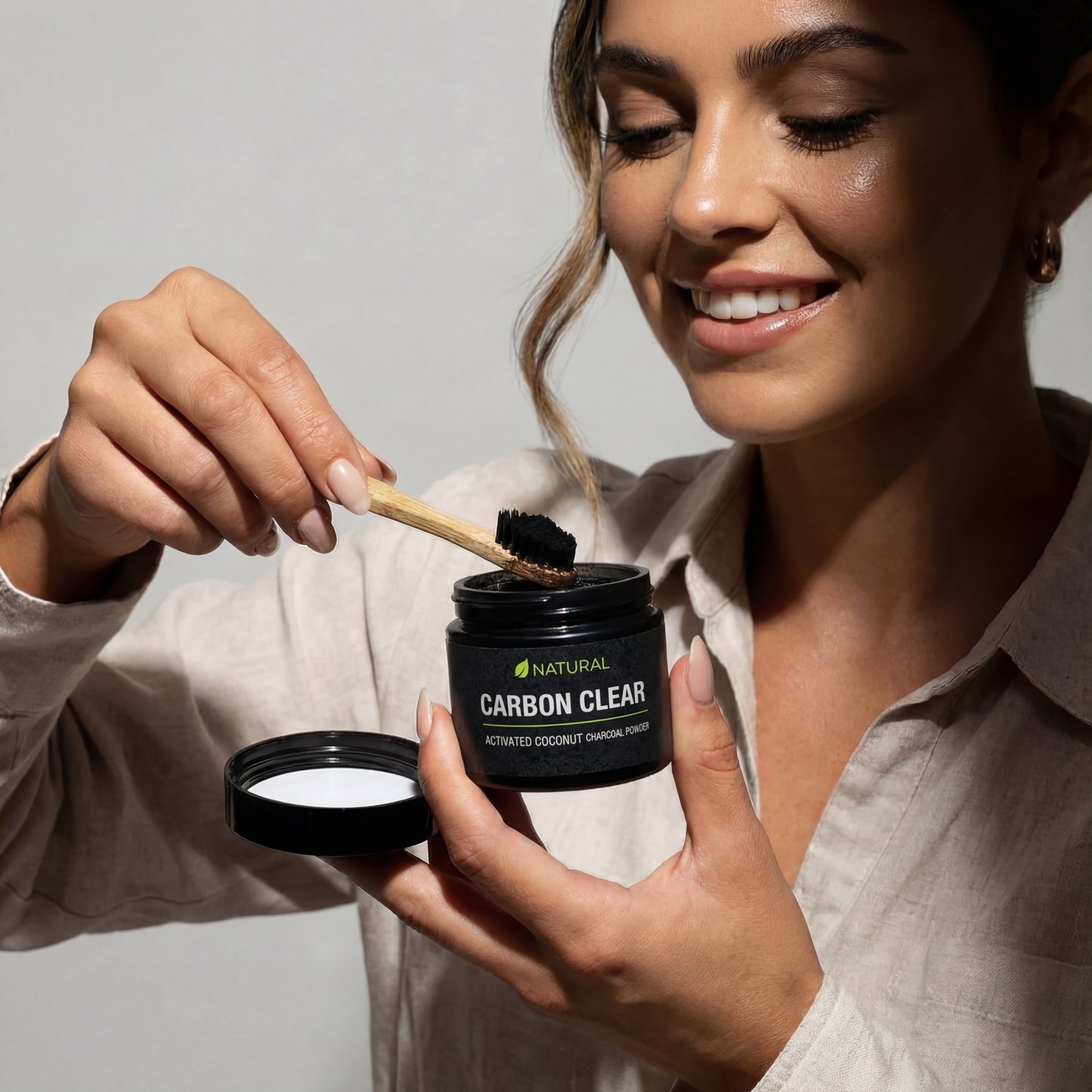 Blanqueador Dental Carbon Activado de Coco