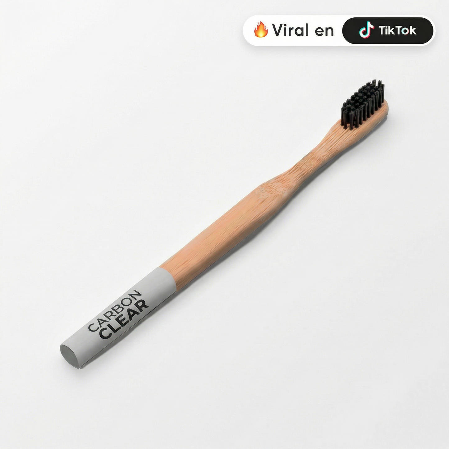Cepillo De Bambú Biodegradable CarbonClear