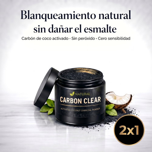Blanqueador Dental Carbon Activado de Coco