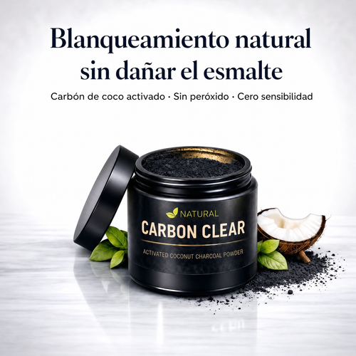 Blanqueador Dental Carbon Activado de Coco